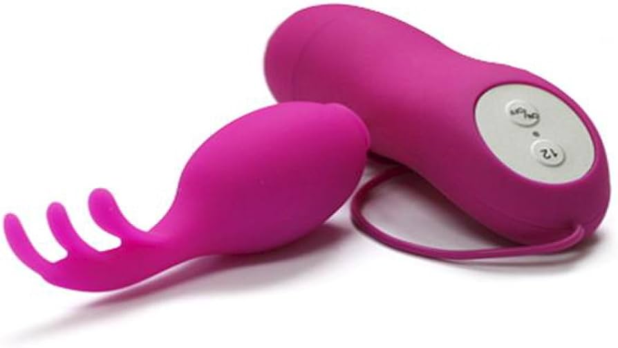 Vibrant Mini EI en silicone avec 12 programmes de vibration filaire